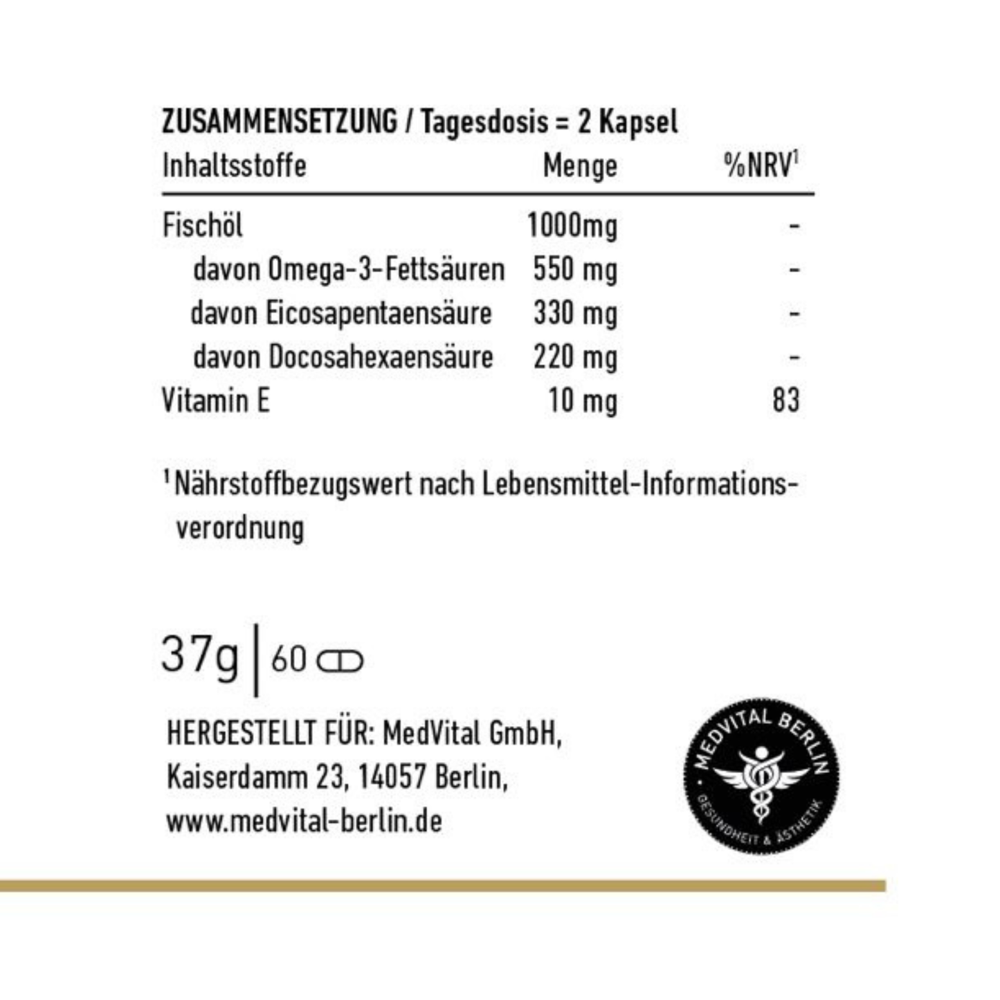 Omega 3 hochdosiert