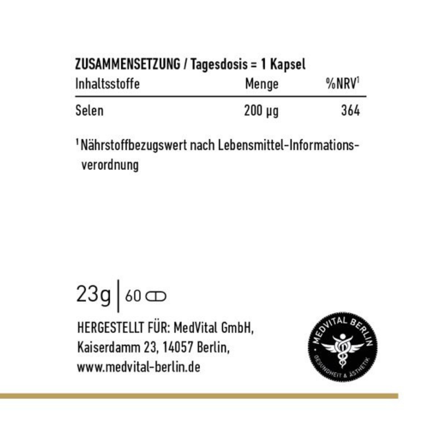 Selen Kapseln