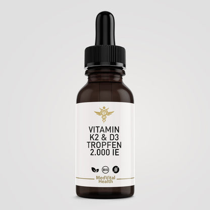 Vitamin K2 & D3 Tropfen 2.000 IE