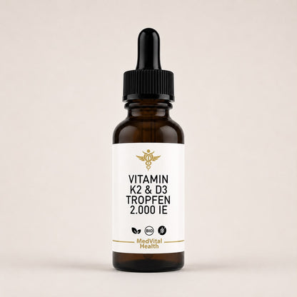 Vitamin K2 & D3 Tropfen 2.000 IE